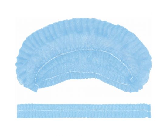 Шапочка ЧИСТОВЬЕ Шарлотта голубая, 50 шт, спанбонд, 15 г/м2 630232 