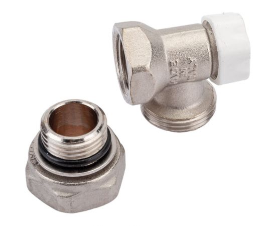 Запорно-балансировочный угловой клапан STOUT Svl-1156-100015 1/2" (с дополнительным уплотнением) RG008VL0HPSIBT 