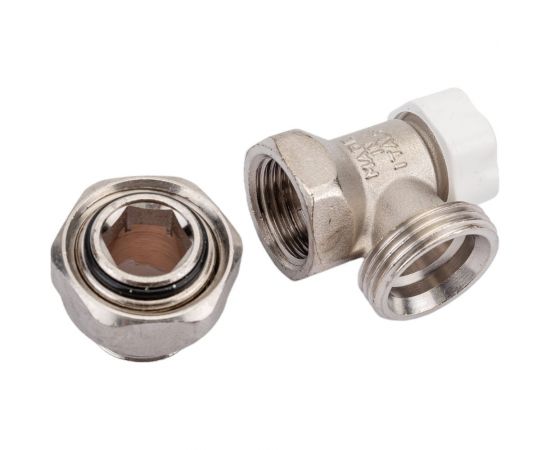 Запорно-балансировочный угловой клапан STOUT Svl-1156-100015 1/2" (с дополнительным уплотнением) RG008VL0HPSIBT – изображение 6