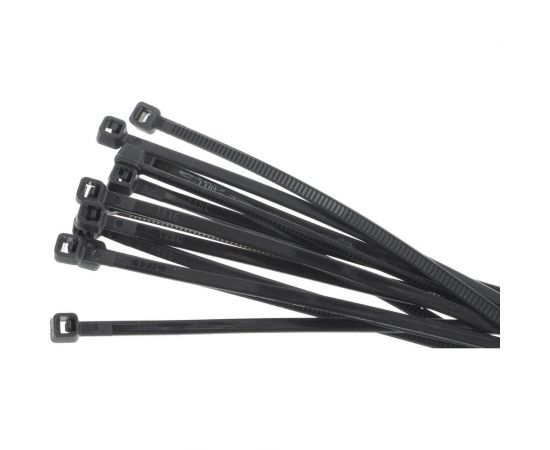 Монтажный пластиковый хомут Энкор 2.5х150 черный, 100шт. 29967 – изображение 2