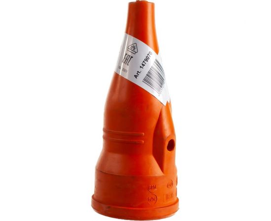 Кабельная розетка ABL резиновая с мультизаземлением, IP44 16A 2P+E 250V, оранжевый 1479070 – изображение 3