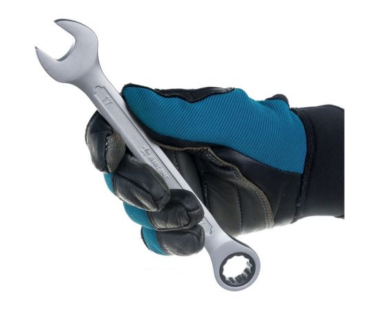 Набор ключей AIRLINE комбинированных трещоточных 6 предм. 8,10,12,13,14,17мм пласт.держат. AT-6-50 – изображение 5