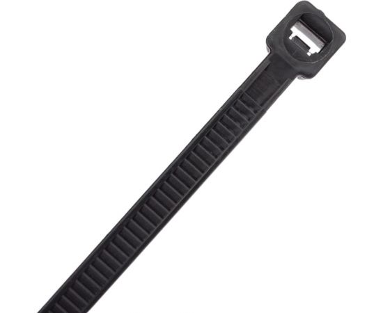 Монтажный пластиковый хомут Энкор 3,6x300 черный 100шт 29971 – изображение 4