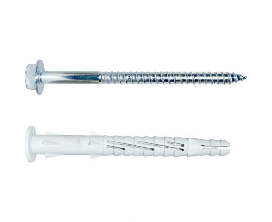 Фасадный дюбель с шурупом Tecfi шлиц TORX, прессшайба 10x120 4 шт 147658 – изображение 6