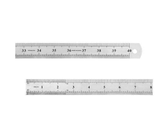 Измерительная линейка vertextools 1000 мм, металлическая 3042-1000 – изображение 4