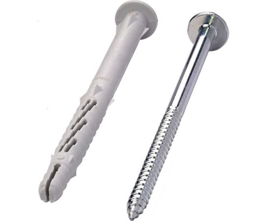 Фасадный дюбель с шурупом Tecfi шлиц TORX, прессшайба 10x120 4 шт 147658 – изображение 3