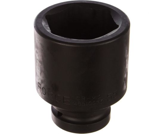 Головка 6-гранная ударная глубокая (55 мм; 1) FORCE 48510055 