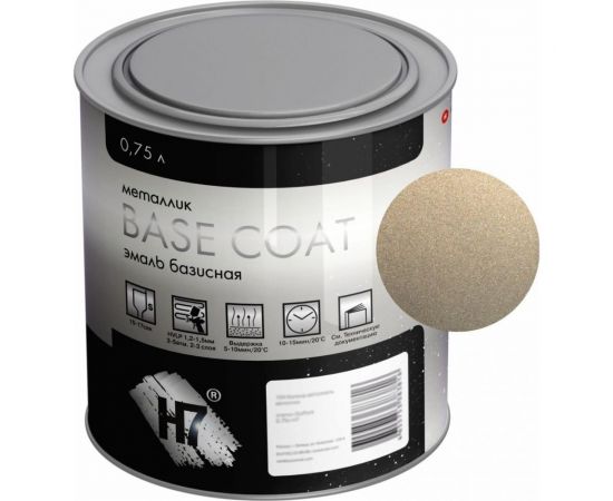 Автоэмаль H7 Mobihel 620 Мускат металлик эталон 0,75л 383977 