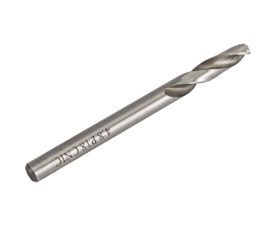 Сверло короткое с вышлифованным профилем по металлу (4.8x26x62 мм; ц/х; Р18) CNIC 53159 – изображение 3