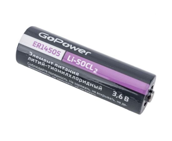 Батарейка GoPower 14505 PC1 Li-SOCl2 3.6V 00-00015333 – изображение 4
