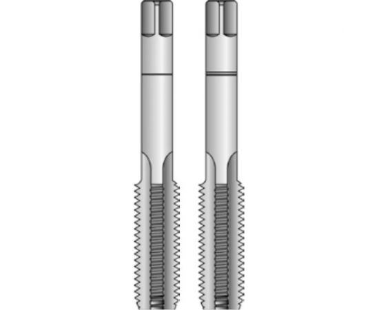 Набор метчиков из 2-х шт Bucovice Tools М 12 Шаг 1.5 мм HSS 140121 – изображение 3
