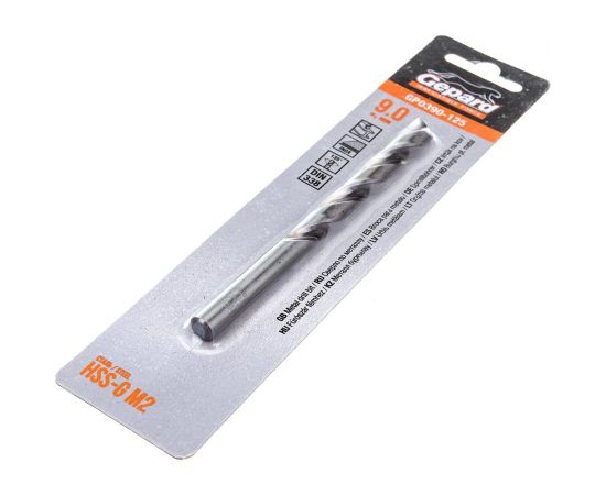 Сверло по металлу спиральное 9.0х81х125 мм, HSS-G GP0390-125 – изображение 2