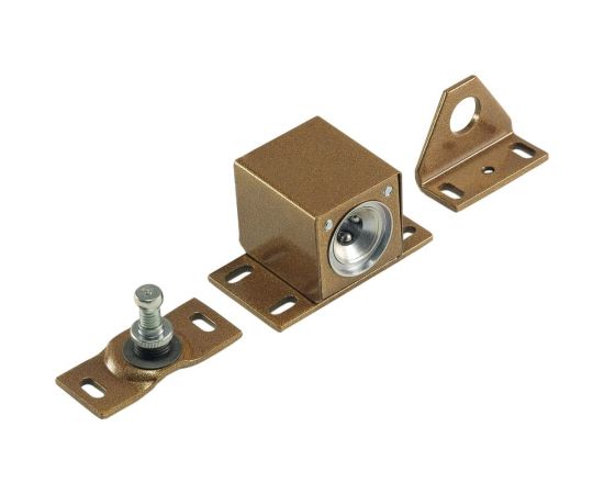 Электромеханический универсальный миниатюрный накладной замок PROMIX SM102.11, коричневый, 24В X207900 – изображение 2