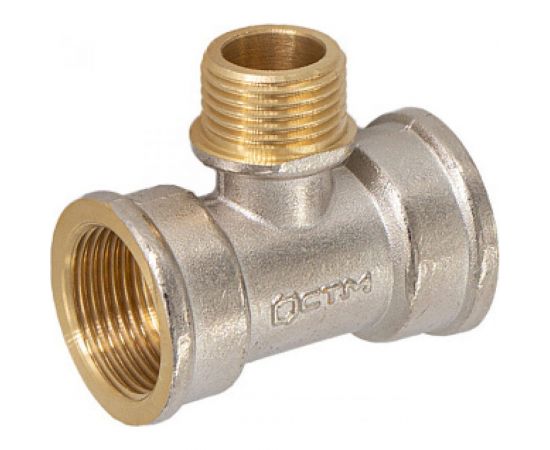 Переходной тройник СТМ 3/4x1/2x3/4 г/ш/г CRT34M12 – изображение 4