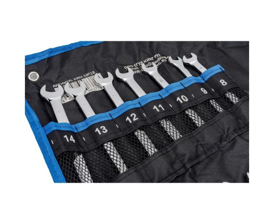 Набор рожково-накидных ключей GOODKING 14 предметов KRN-10018 – изображение 4