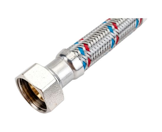 Подводка гибкая для воды Гигант (гайка-штуцер 3/4; 60 см) AQUALINE 4957 – изображение 3