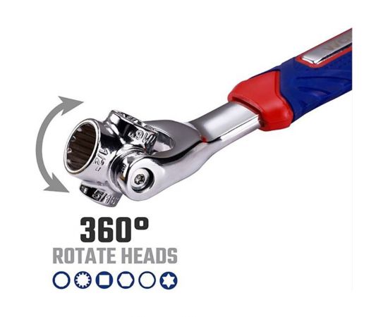 Торцевой ключ WORKPRO 8-в-1 WP272018 – изображение 3