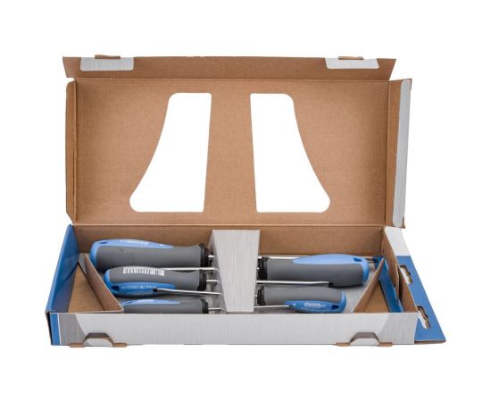 Набор шлицевых отверток Unior рукоятка TBI 5 предметов 3838909163208 – изображение 4