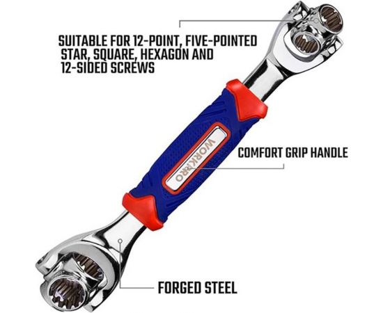 Торцевой ключ WORKPRO 8-в-1 WP272018 – изображение 2