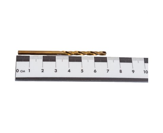 Сверло HSSE DIN338 Typ N Gold finish (3.5х39х70 мм) NORGAU 010016230 – изображение 3