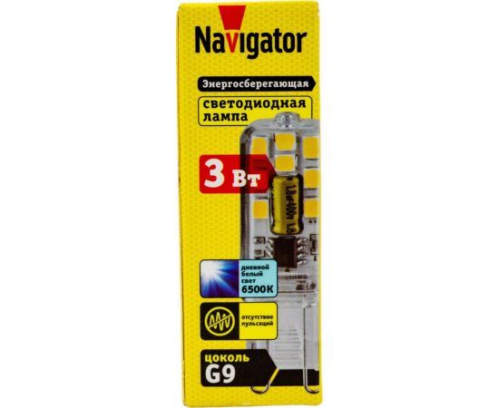 Лампа Navigator NLL-P-G9-3-230-6.5K-NF без пульсаций 80250 – изображение 3