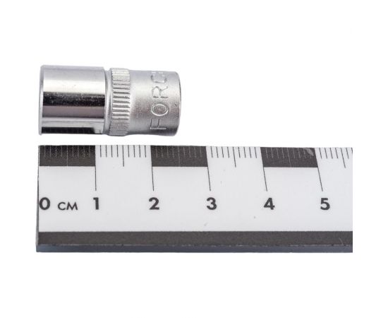 Головка короткая 12-гранная (9 мм; 1/4DR) FORCE 52909 – изображение 3