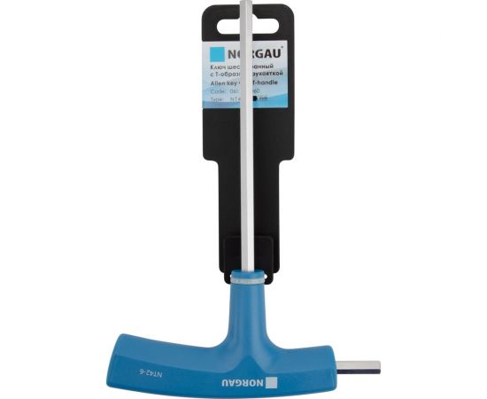 Шестигранный ключ NORGAU Т-образный 6 мм 061009060 – изображение 3