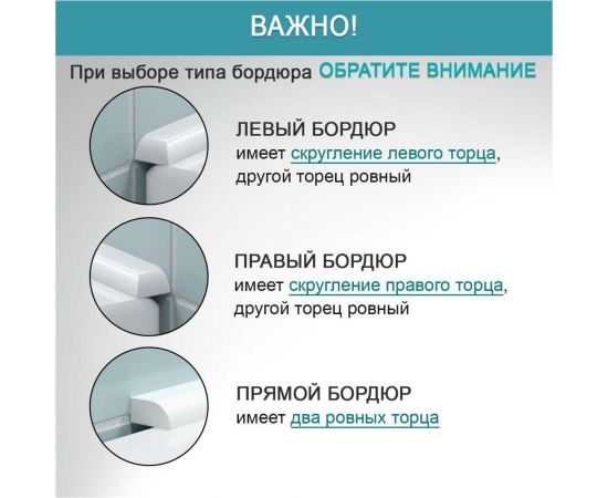 Комплект акриловых бордюров для ванной BNV СВ12 4603312129566 – изображение 7