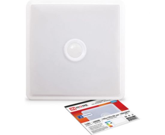 Светодиодный светильник IN HOME СПБ-2Д-КВАДРАТ 14Вт, 230В, 4000К, 1100лм, 190мм 4690612022093 