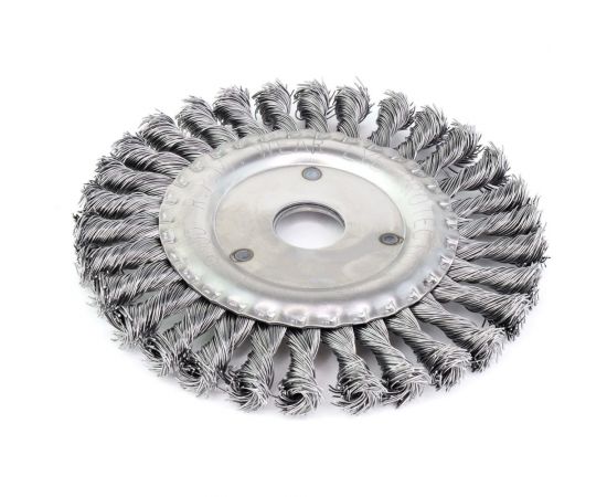 Щетка дисковая 13-140 150х22.2 мм, ворс жгутовая сталь 0.50 мм для УШМ EuroBrush EB-DST5 