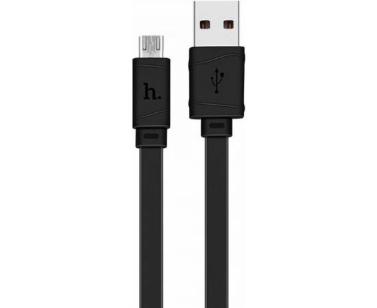 Кабель USB 2.0 Hoco X5 бамбук, AM/microBM, черный, 1м 6957531040064 