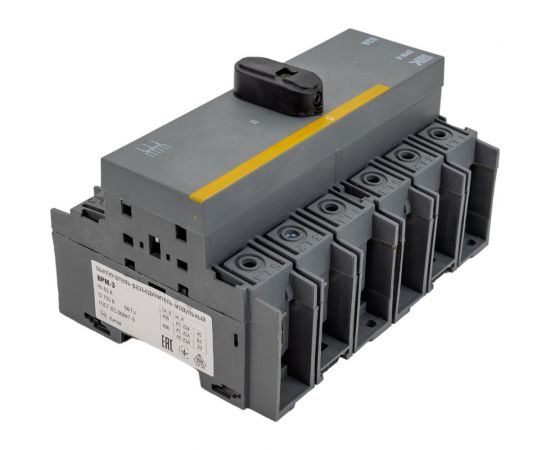 Модульный выключатель-разъединитель IEK ВРМ-3 3P 63А MVR30-3-063 