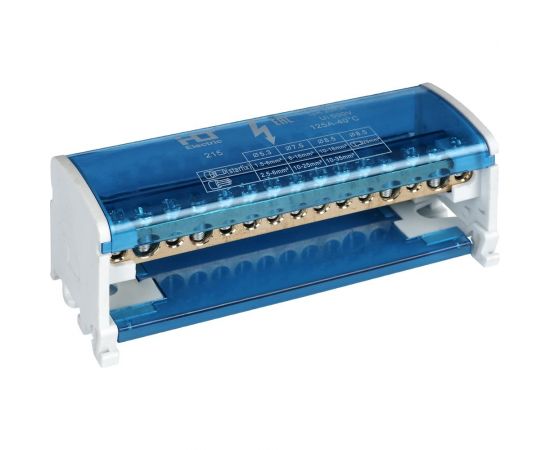 Шина на DIN-рейку в корпусе кросс-модуль HLT 2x15 L+PEN 081-06-03/081-06-003 4670042790243 