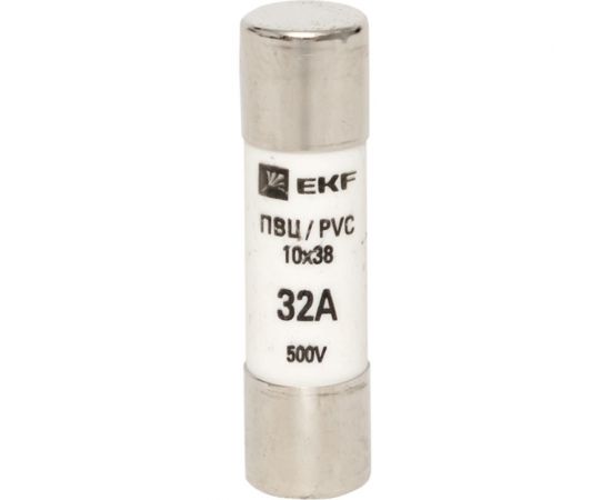 Цилиндрическая плавкая вставка EKF ПВЦ, 32А 20 шт PROxima pvc-10x38-32 