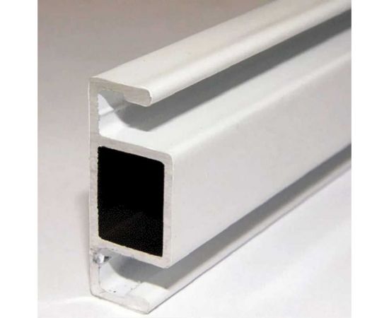 Поперечный профиль для москитной сетки с пазом под шнур KOMFORT москитные системы белый, 0.8 м ППП002 