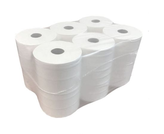 Туалетная бумага Jasmin 2 слоя, 12 рулонов, 9,9x25 100 м., d 3.5 см., с центральной вытяжкой (т6,т4,т9) Т100992 