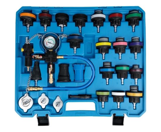 Набор для опрессовки и заправки системы охлаждения VERTUL 28 предметов VR50508 – изображение 3