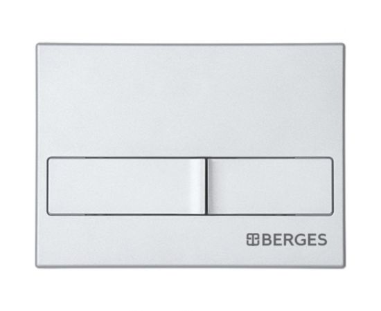 Кнопка для инсталляции BERGES NOVUM L2 матовый хром 040012 – изображение 5