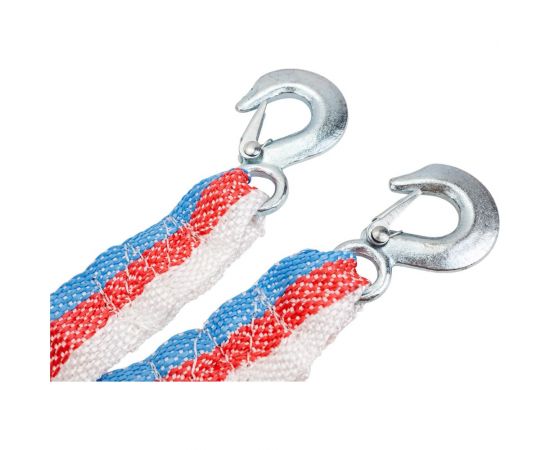 Буксировочный трос ООО ТПК Сигма крюки, 3.5 тонны, 5 метров, пакет Т13 – изображение 3
