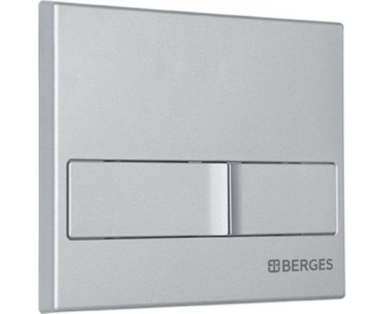 Кнопка для инсталляции BERGES NOVUM L2 матовый хром 040012 – изображение 3