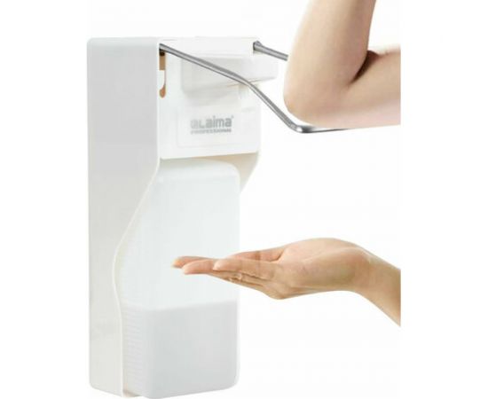 Дозатор для дезинфицирующих средств LAIMA PROFESSIONAL наливной, 1 л, локтевой привод, ABS 607326 – изображение 9
