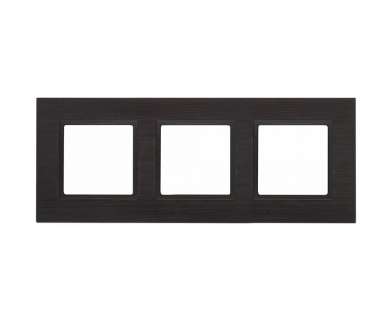 Рамка ЭРА 14-5203-05 на 3 поста, металл, Elegance, чёрный+антрацит Б0034555 