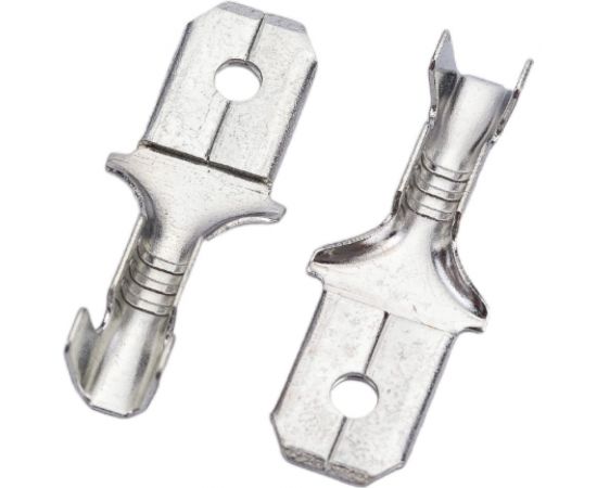 Плоский неизолированный луженый разъем КВТ РП-П(л) 2,5 - (6,3) 89247 