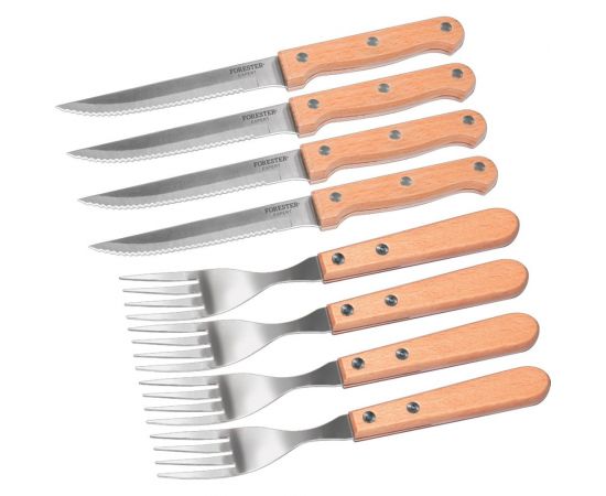 Набор столовых приборов Forester нож+вилка, для гриля, на 4 персоны C827 