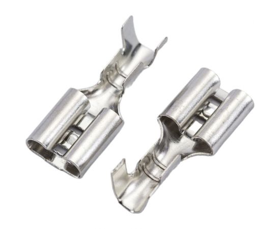 Плоский неизолированный луженый разъем КВТ РП-М(л) 2,5 - (6,3) 89246 