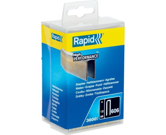 Супертвердые закаленные узкие скобы Rapid 18 мм, тип 55, 3600 шт. 40303094 