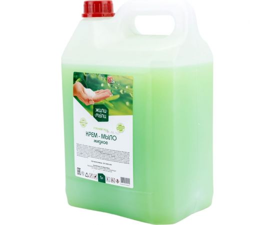 Жидкое крем-мыло Жили-Мыли Утренняя роса 5 л, канистра 4623721540295 – изображение 4