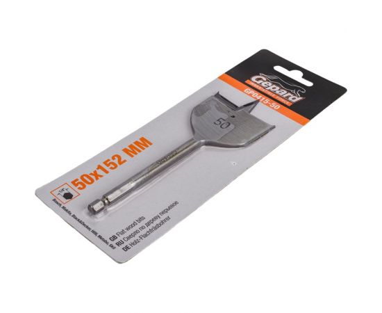 Сверло перьевое по дереву 50x152 мм Gepard GP0415-50 – изображение 4