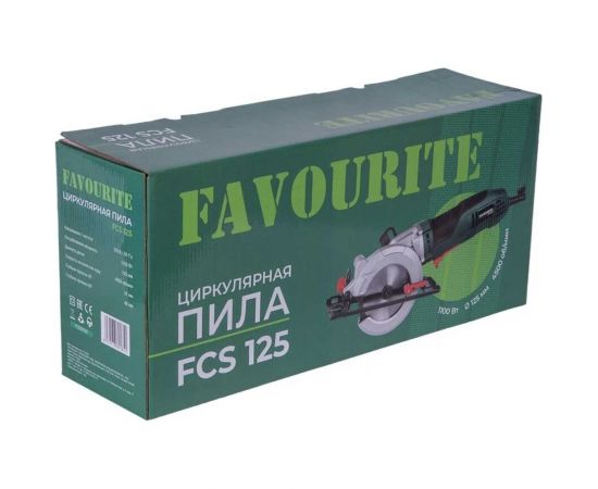 Циркулярная пила FAVOURITE 1100вт, 125мм FCS 125 – изображение 2