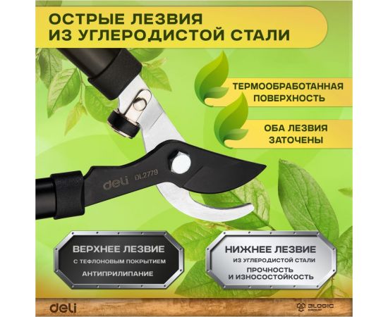 Набор сучкорез+секатор DELI DL580002 сталь 55С 98494 – изображение 22